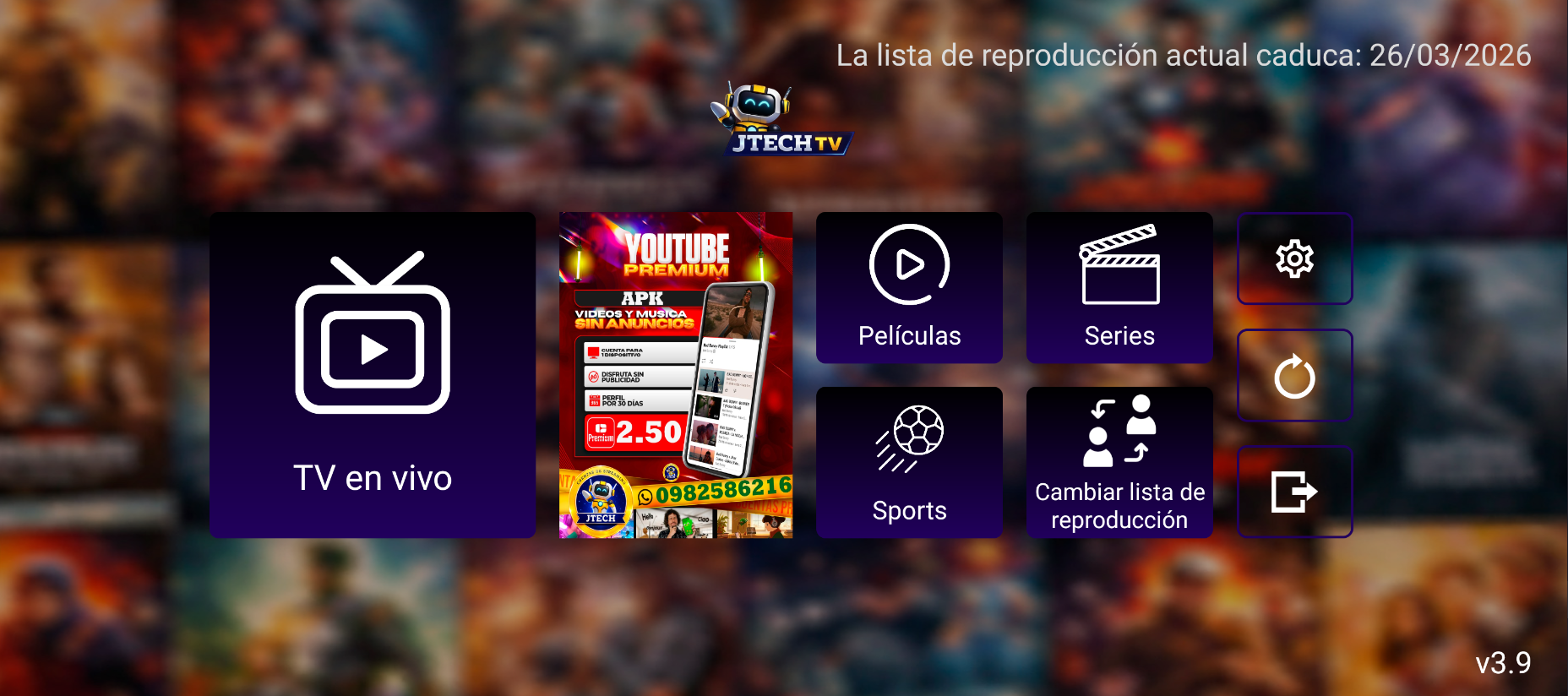 Emisión JTECH TV 4K